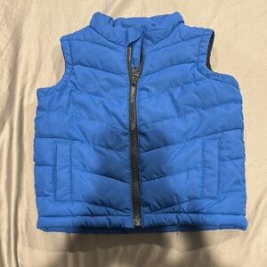 Blue Kids Puffer Vest